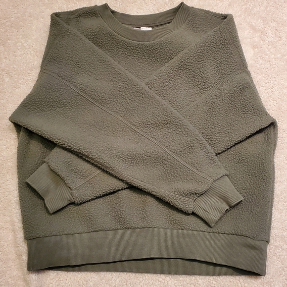 Everlane Renew Sherpa Fleece Sweatshirt - Picture 2 of 6